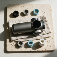 PureFlow with the six included tap adapters and washers